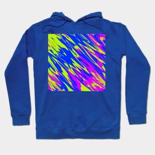 Spray Paint Pink Lime Blue Hoodie